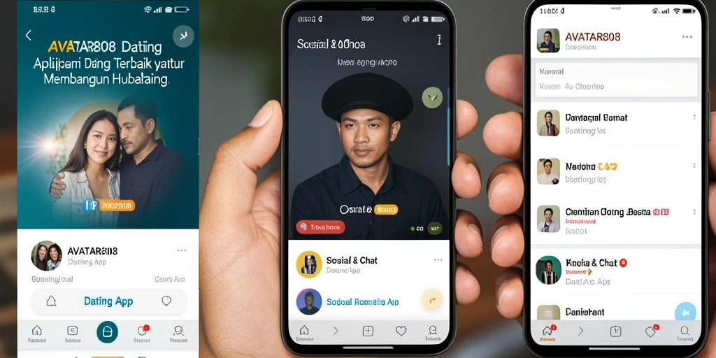Antarmuka modern dan intuitif dari AVATAR808.