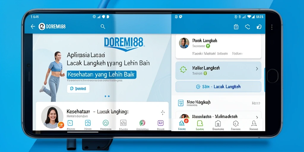 Antarmuka DOREMI88 menampilkan statistik langkah dengan jelas.