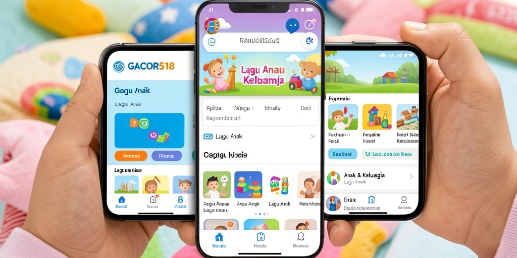 Tampilan antarmuka GACOR518 yang ramah anak.