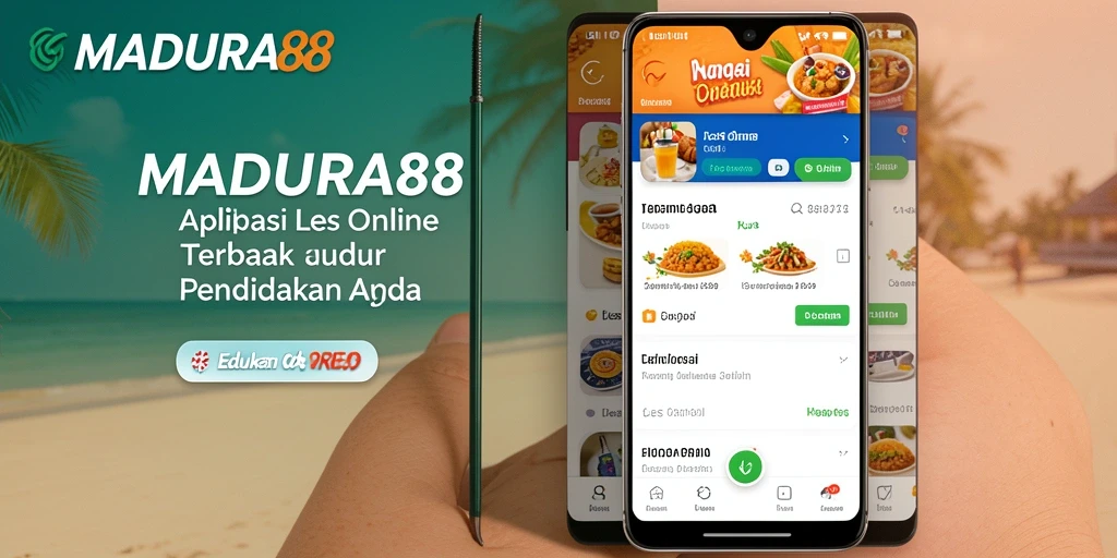 Tampilan antarmuka MADURA88 yang ramah pengguna untuk belajar online.