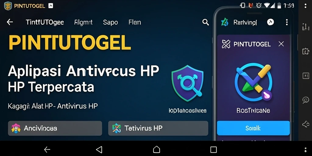 Screenshot antarmuka PINTUTOGEL yang menampilkan fitur pemindaian.