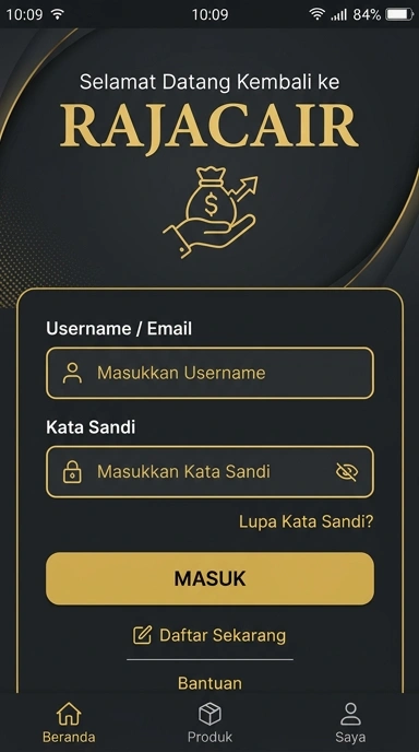 Masuk Akun Rajacair dengan Mudah di Android